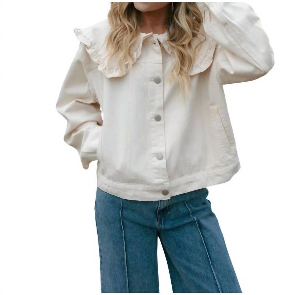 Women's Cream Utility Jacket